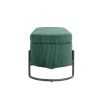 COOLMORE Storage Ottoman,Bedroom End Bench,Upholstered Fabric Storage Ottoman with Safety Hinge, Entryway Padded Footstool