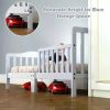 Stylish Wooden Toddler Bed - Durable Construction, Guardrails for Safety, Easy Assembly, Perfect for Kids' Bedroom Furniture