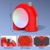 Decorative Mood Lamp with Programmable RGB LED Light Effects; Neon Light Atmosphere Bedside Lamp; Music Control