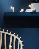 Creative Nordic Resin Mouse Table Lamp with Warm LED Light