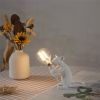 Creative Nordic Resin Mouse Table Lamp with Warm LED Light