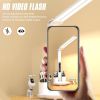 LED Table Lamp with LCD Display, Adjustable Brightness & Pen Holder