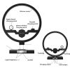 Wireless Charger Desk Lamp with Fast Qi Charging & Adjustable LED Light