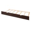 Full Size Pine Wood Daybed with Twin Hideaway Trundle – Multi-Functional Sofa & Bed