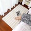 Soft Plush Shaggy Bubble Velvet Area Rug – Non-Slip & Washable Carpet