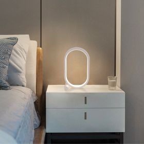 Modern Touch Control LED Night Light with Durable Metal Lamp Body (Electrical outlet: USB, Color: White)