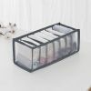 Fabric Sock & Underwear Organizer – Foldable Drawer Dividers with Multiple Grids