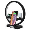 Wireless Charger Desk Lamp with Fast Qi Charging & Adjustable LED Light