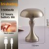 Nordic Mushroom LED Lamp – Rechargeable Touch Dimmable Ambient Light