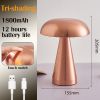 Nordic Mushroom LED Lamp – Rechargeable Touch Dimmable Ambient Light