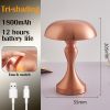 Nordic Mushroom LED Lamp – Rechargeable Touch Dimmable Ambient Light