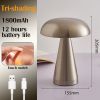 Nordic Mushroom LED Lamp – Rechargeable Touch Dimmable Ambient Light