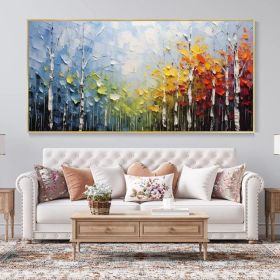 Hand-Painted Custom Oil Paintings on Canvas – Fast Production & Free Shipping (Style: 01, size: 140x280cm)