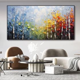 Hand-Painted Custom Oil Paintings on Canvas – Fast Production & Free Shipping (Style: 01, size: 120x240cm)