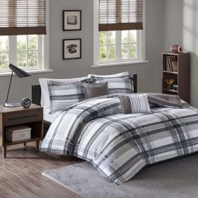 Intelligent Design Rudy Plaid Comforter Set – Full/Queen (Color: as Pic)