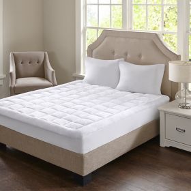 Ultra-Soft Plush Waterproof Mattress Pad – Full Size (Color: as Pic)