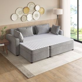 Sleep Philosophy Ultra-Soft Waterproof Quilted Sofa Bed Mattress Pad (Color: as Pic)