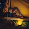 Solid Wood LED Bedside Lamp – Warm Light with USB Charging