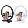 Wireless Charger Desk Lamp with Fast Qi Charging & Adjustable LED Light