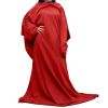 Wearable Sleeved Fleece Blanket