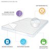 Sleep Philosophy Ultra-Soft Waterproof Quilted Sofa Bed Mattress Pad