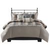 6-Piece Herringbone Duvet Cover Set – King / California King