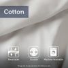 Vienna 6-Piece Cotton Damask Duvet Cover Set – Black & White, OEKO-TEX