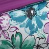 Olivia Asymmetrical Floral Comforter Set – Vibrant Floral, King/Cal King