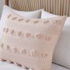 Lucy Poly Clip Jacquard Comforter Set with Pompom Details – Twin/Twin XL
