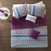 Intelligent Design Joni Reversible Quilt Set Global Print