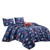 Kids 4-Piece Comforter Set with Toy Pillow – Twin & Full/Queen