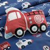 Kids 4-Piece Comforter Set with Toy Pillow – Twin & Full/Queen