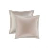 Shawnee Pieced Damask 8-Piece Comforter Set – Blush & Taupe, King