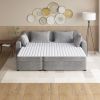 Sleep Philosophy Ultra-Soft Waterproof Quilted Sofa Bed Mattress Pad