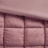 Velvet 3D Puff Box Quilted Down Alternative Comforter Set