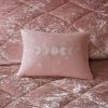Felicia Blush Quilted Velvet Duvet Cover Set – Twin/Twin XL
