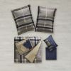 Intelligent Design Robbie Plaid Comforter Set with Sheets – Navy & Taupe, Twin/Twin XL