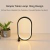 Modern Touch Control LED Night Light with Durable Metal Lamp Body