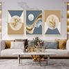 Flip-Frame Aluminum Wall Art with HD Print & Changeable Canvas Design