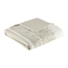 Mila Farmhouse Cotton Duvet Cover Set with Tufted Chevron Chenille – King/Cal King