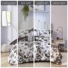 Intelligent Design Dorsey Black & White Floral Comforter Set – Twin XL