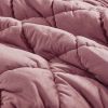 Velvet 3D Puff Box Quilted Down Alternative Comforter Set