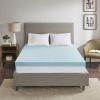 Sleep Philosophy 3" Gel Memory Foam Mattress Topper – King
