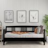Classic Twin Daybed with Storage – Solid Pine Wood Frame