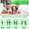 Waterproof Cotton Mattress Protector – 4 Sizes Available