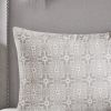 Malia 4-Piece Embroidered Cotton Reversible Duvet Cover Set
