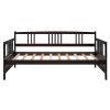 Classic Twin Daybed with Storage – Solid Pine Wood Frame