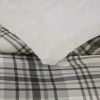 Bernston Faux Wool to Faux Fur Down Alternative Comforter Set