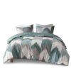 Alpine Ikat Chevron Cotton Comforter Mini Set – Full/Queen