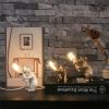 Creative Nordic Resin Mouse Table Lamp with Warm LED Light